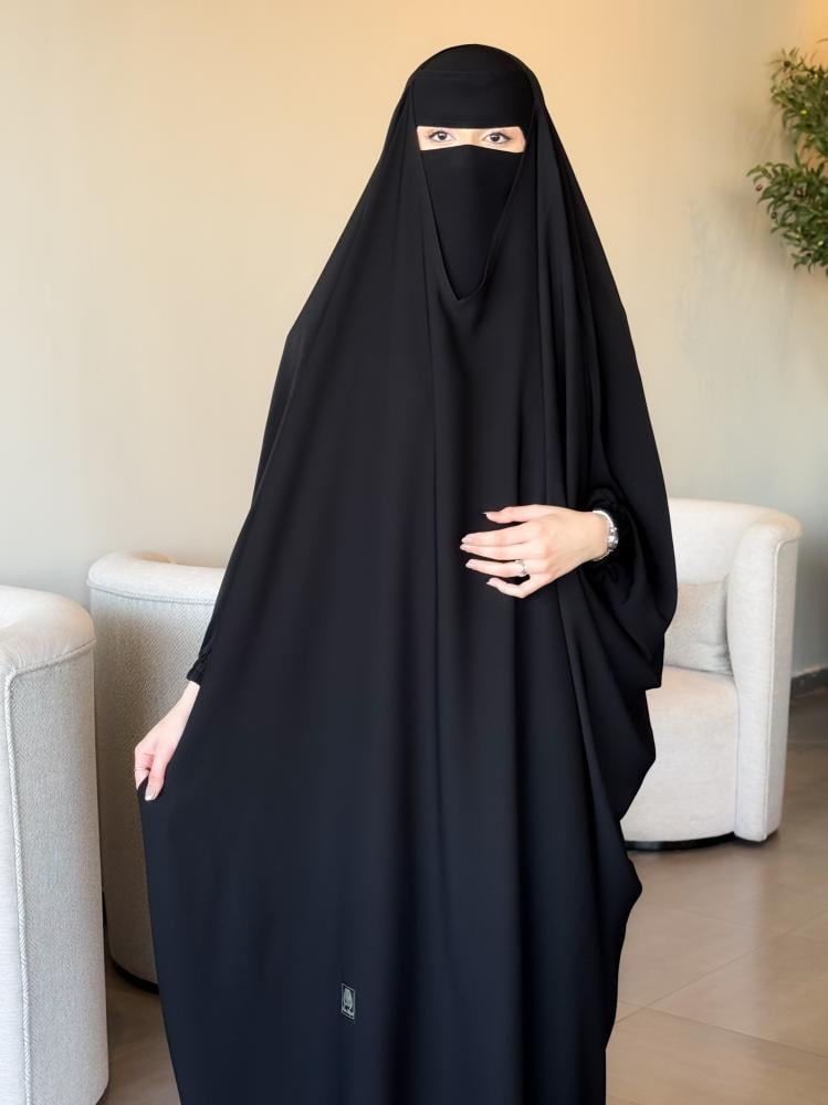 عبايه راس الاكمام مطاط