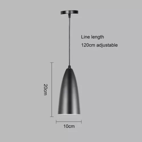 علاقي مودرن اسود + ابيض E27*1