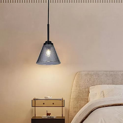 علاقي مودرن مفرد اسود E27*1L