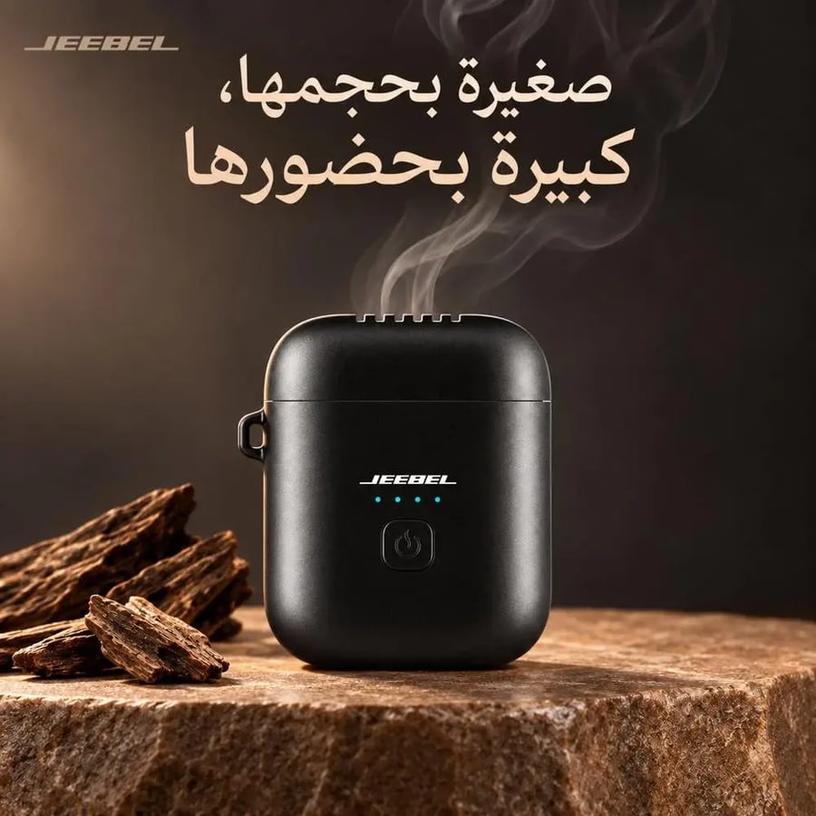 مبخرة جيبيل الإلكترونية المحمولة للعود والبخور