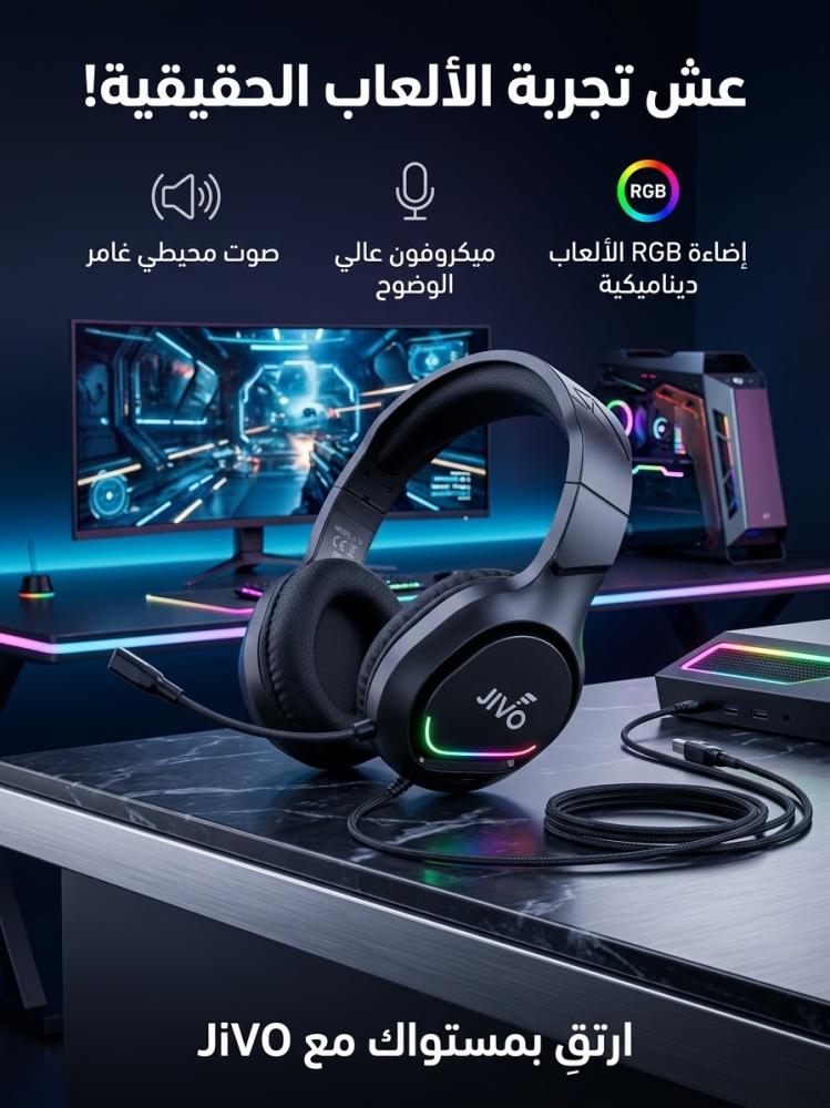 سماعة GAMING من JIVO
