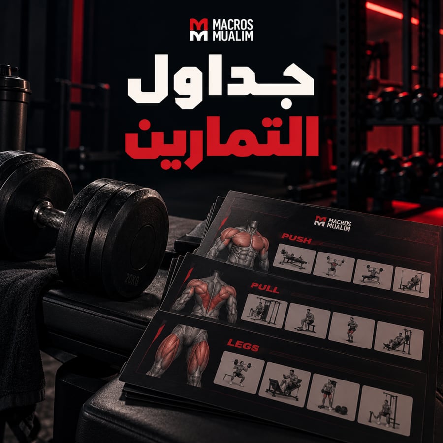 جدول تمارين مقاومة