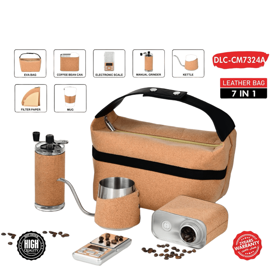 The specialty coffee bag DLC-CM7324A is an integrated 7-in-1 set