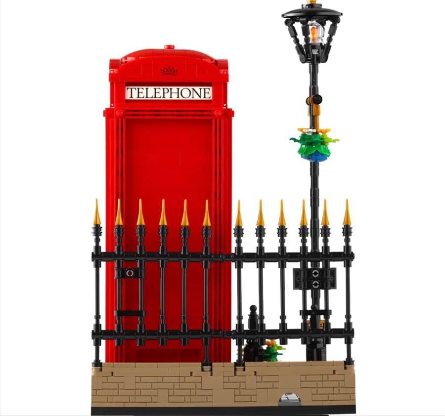 Lego Red London Telephone Box