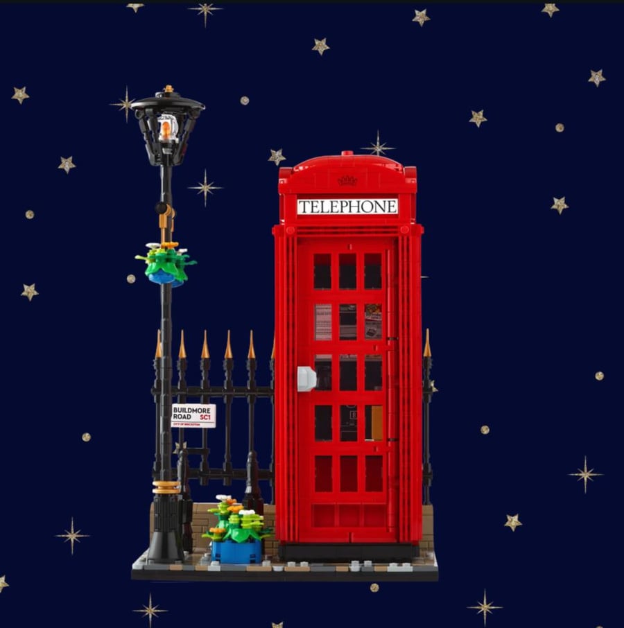 Lego Red London Telephone Box