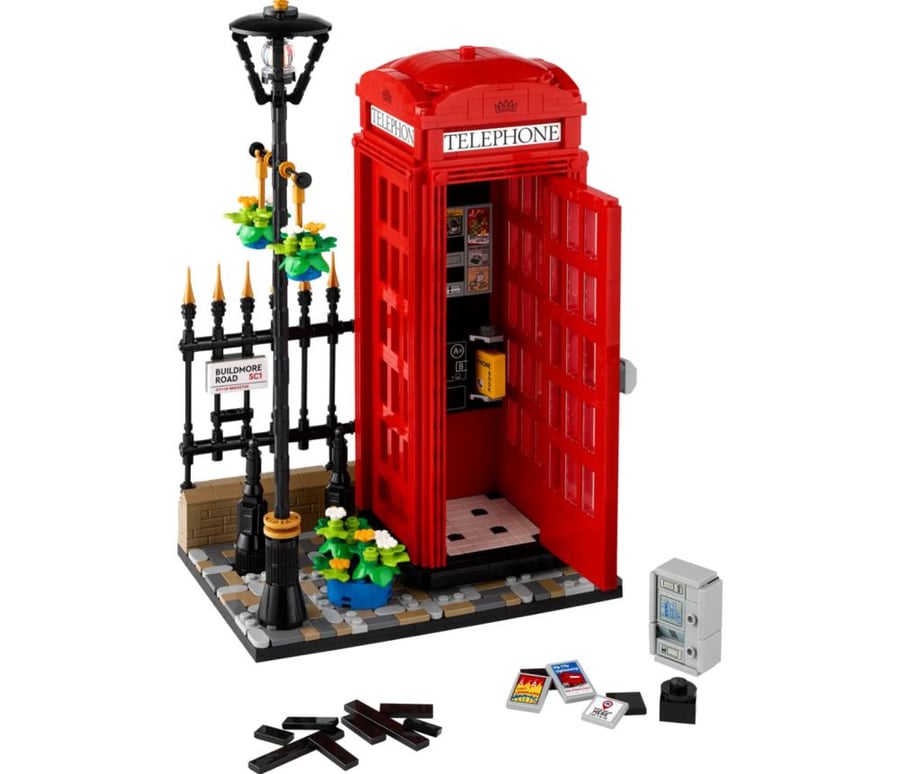 Lego Red London Telephone Box