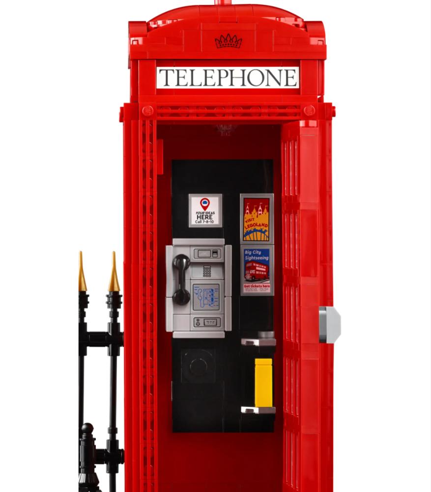 Lego Red London Telephone Box