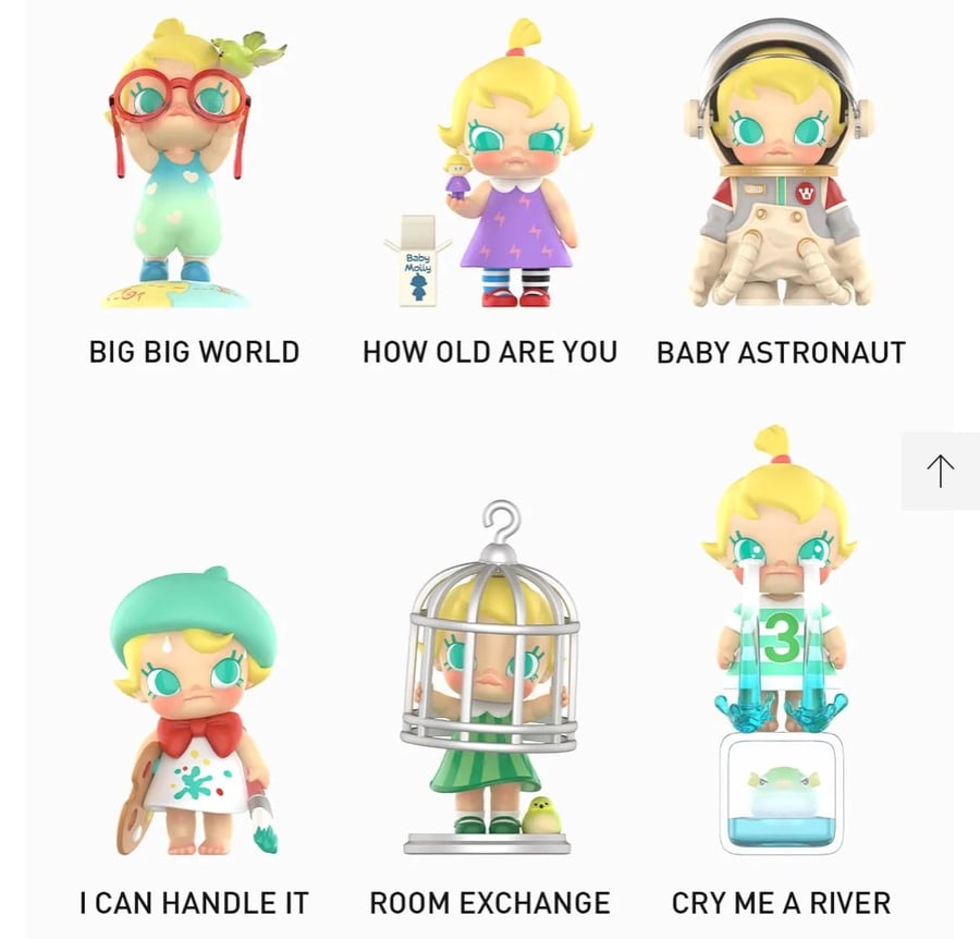 Baby Molly When I was Three！Series Figures