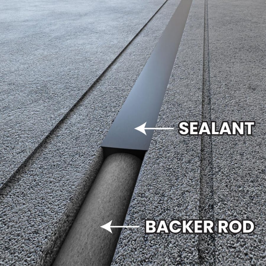 فلين فواصل تمدد 100متر Gap filler backer rod 10mm