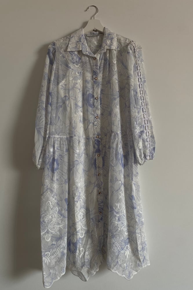 Baby blue dress