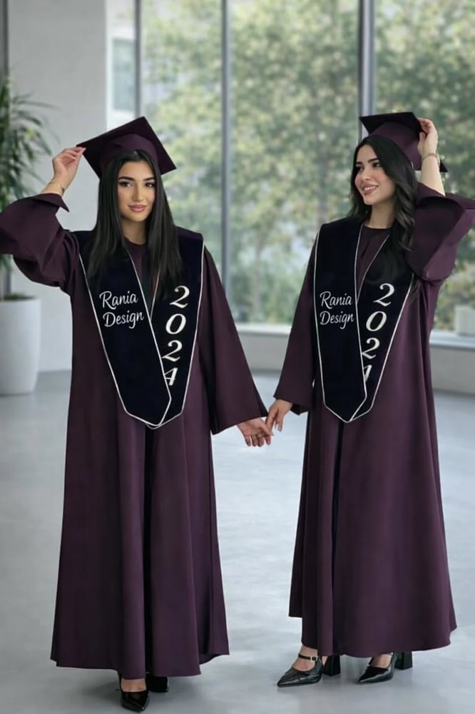 عباية تخرج ليلكي