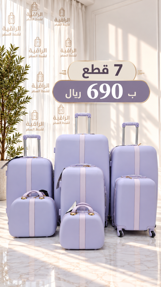 ‏ طقم شنط مكون من 7 قطع