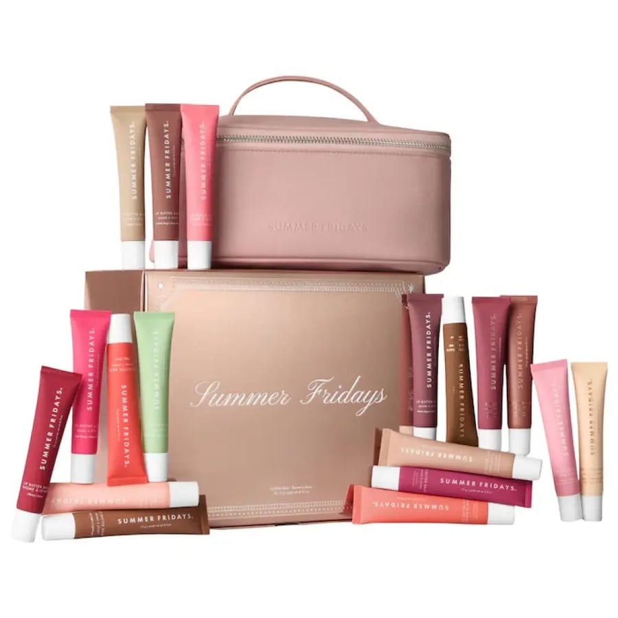 Summer Fridays  The Lip Butter Balm Vault Gift Set with 18 Hydrating Flavors