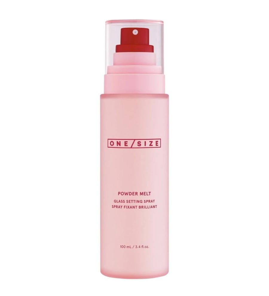 One size powder melt glass setting spray