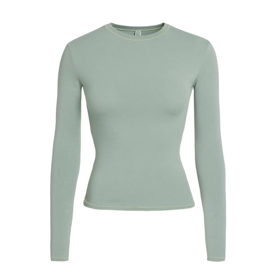 Skims cotten jersey LONG SLEEVE T-SHIRT