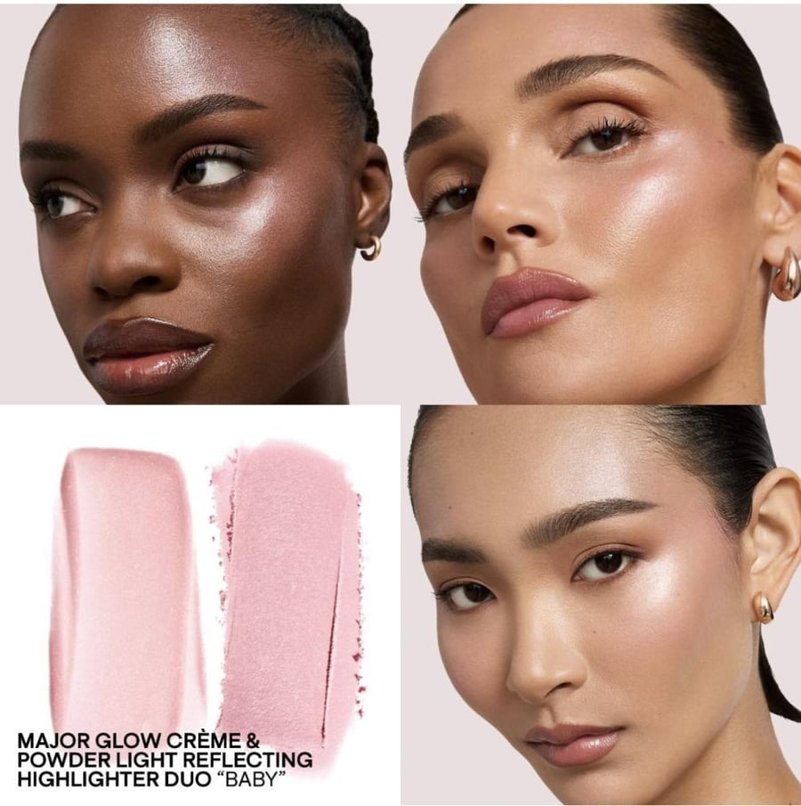PATRICK TA Major Glow Crème & Powder Light Reflecting Translucent Highlighter Duo