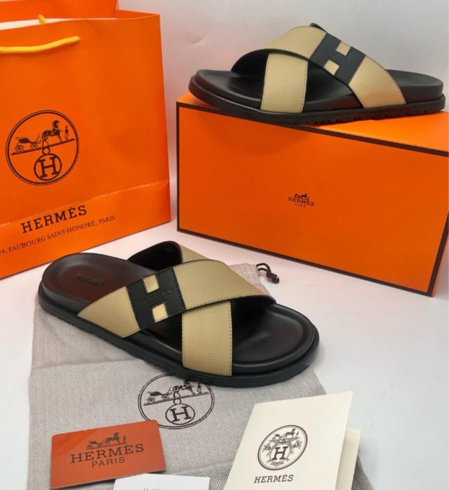 صندل HERMES اسود
