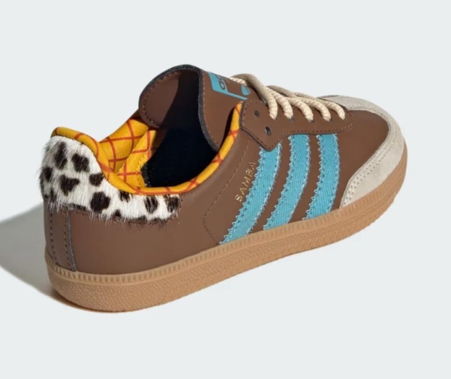 Adidas Kids x Disney Samba Trainers – Cloud White / Core Black / Gum