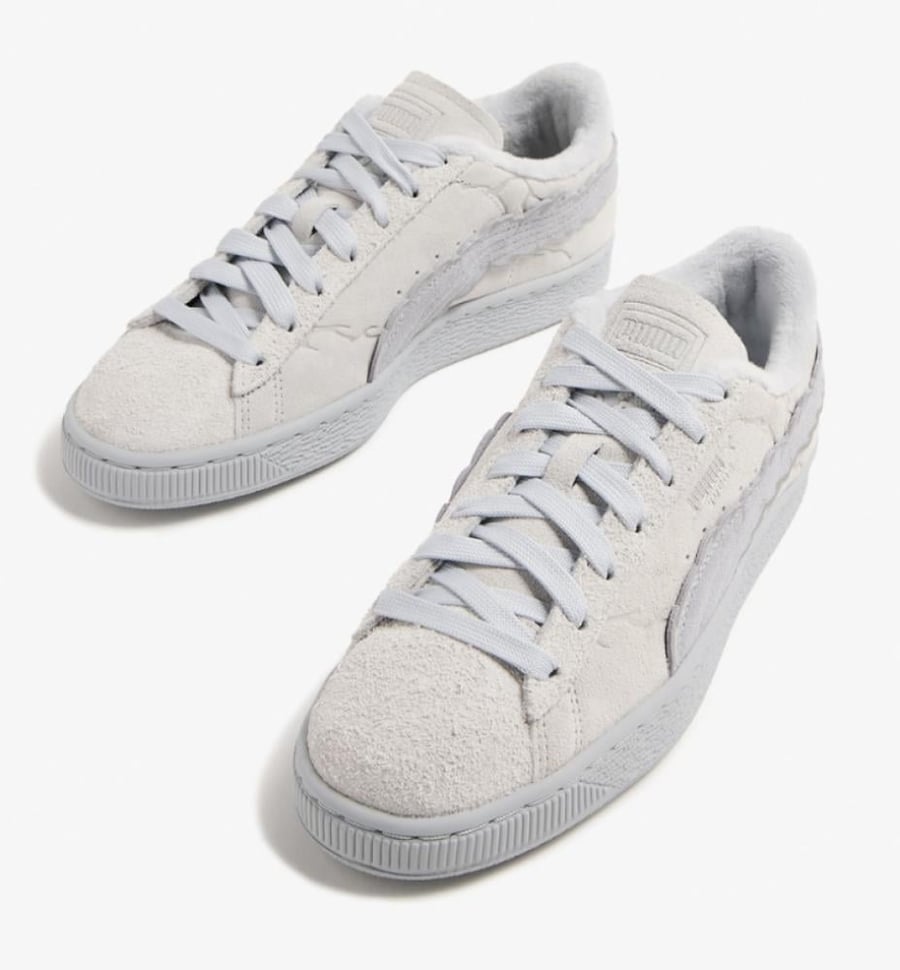 PUMA suede one piece wit/grijs