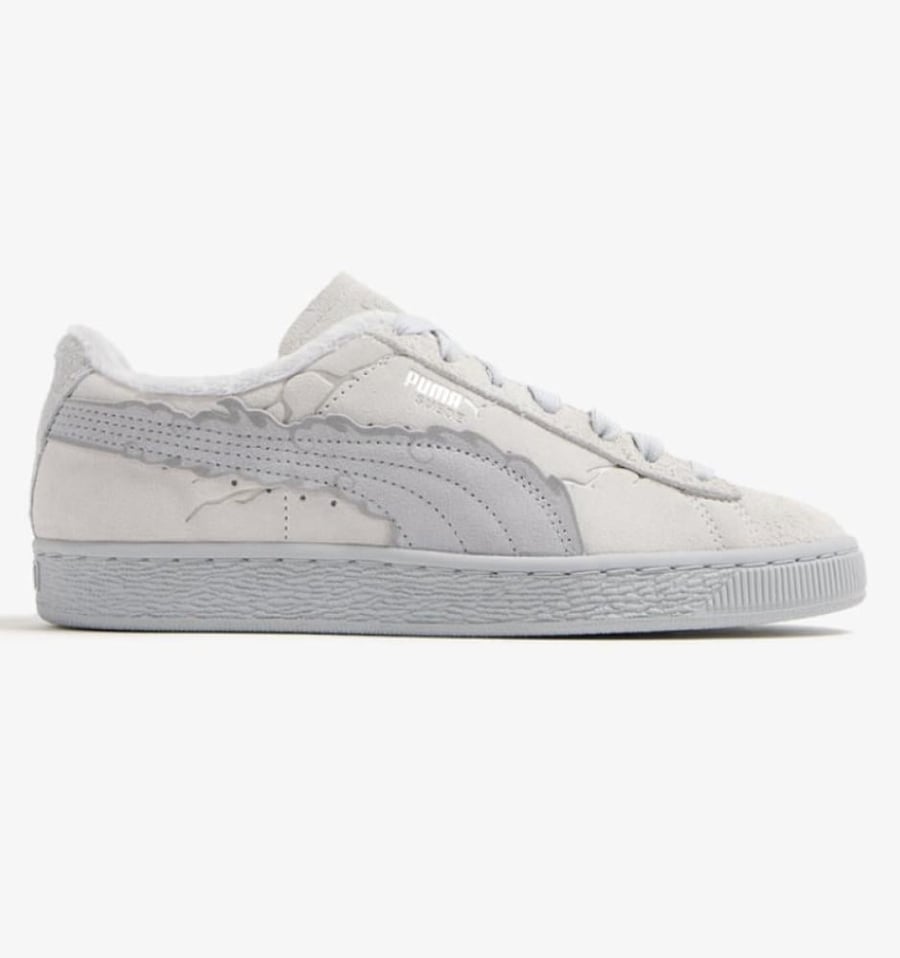 PUMA suede one piece wit/grijs
