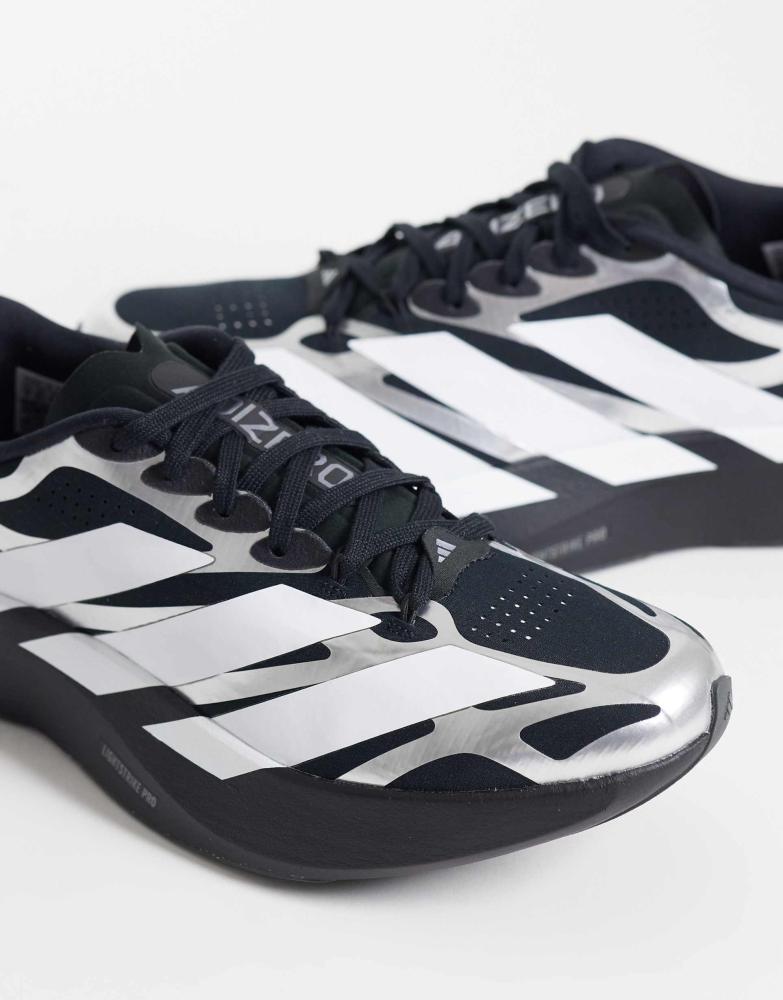 Adidas Adizero Evo SL باللون الأسود / الأسود