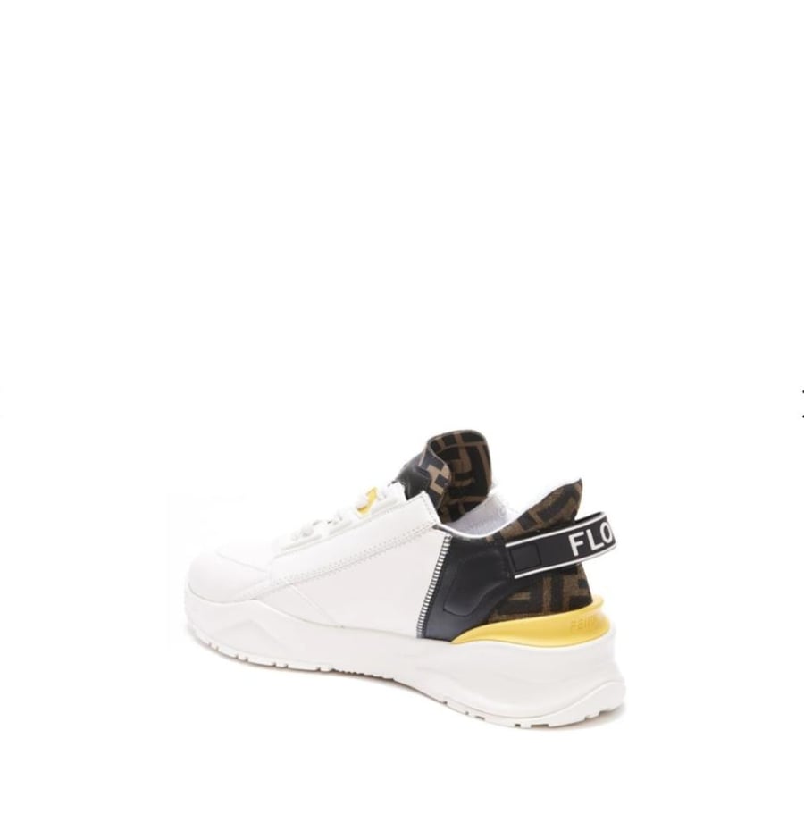 Fendi Flow Color-Block Low and white