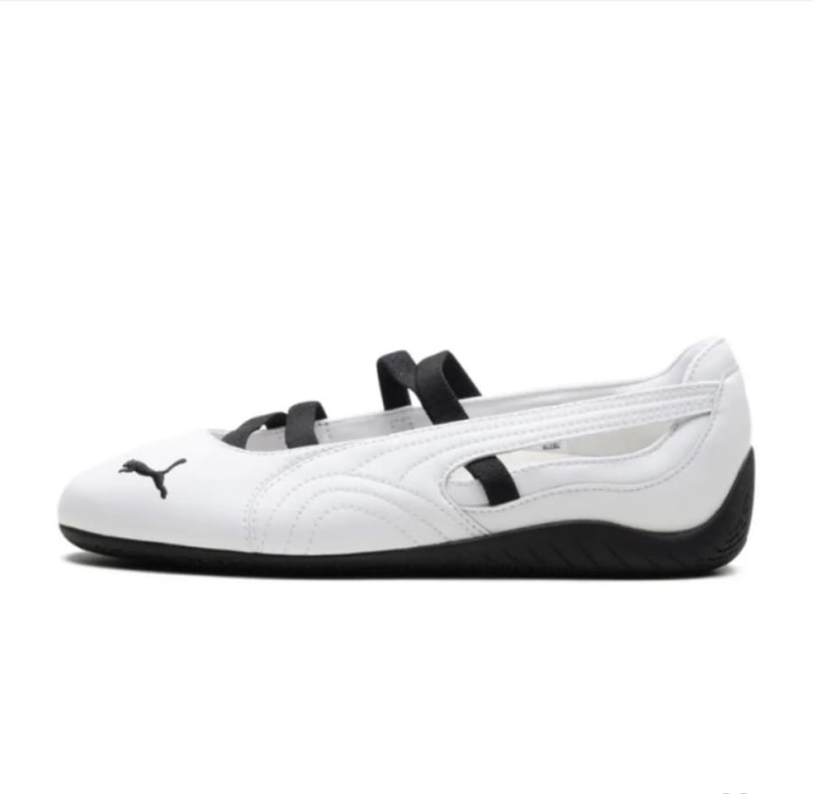 PUMA Speedcat "White" ballet flats