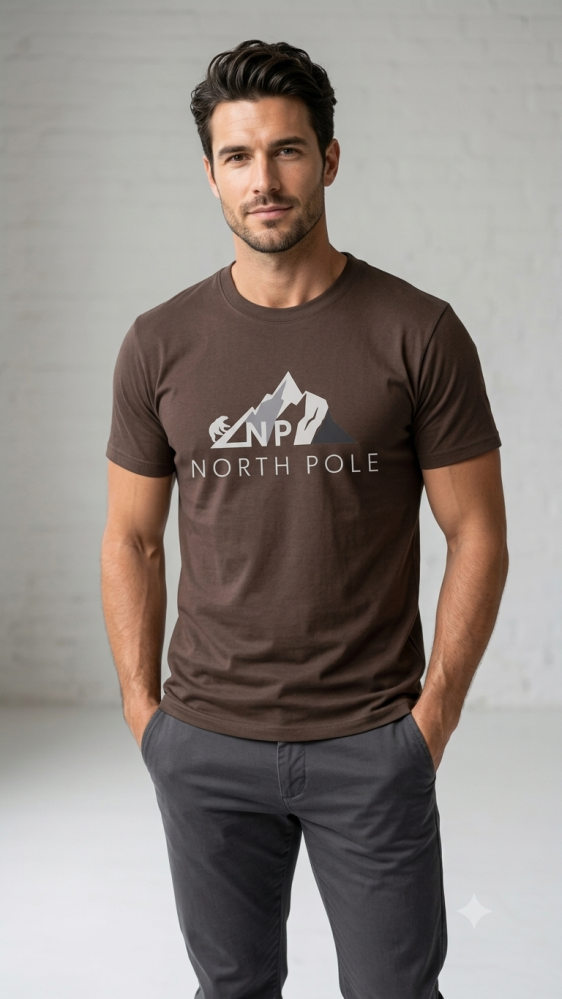 تي شيرت North Pole رمادي
