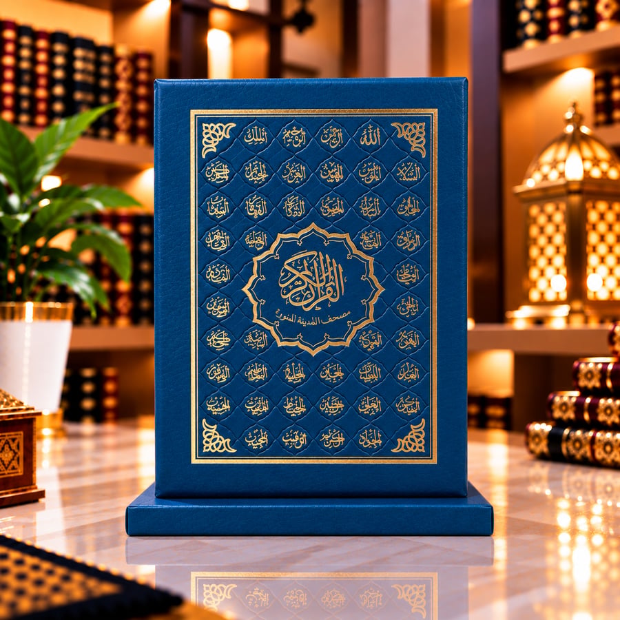 مصحف مع مسبحة هدية