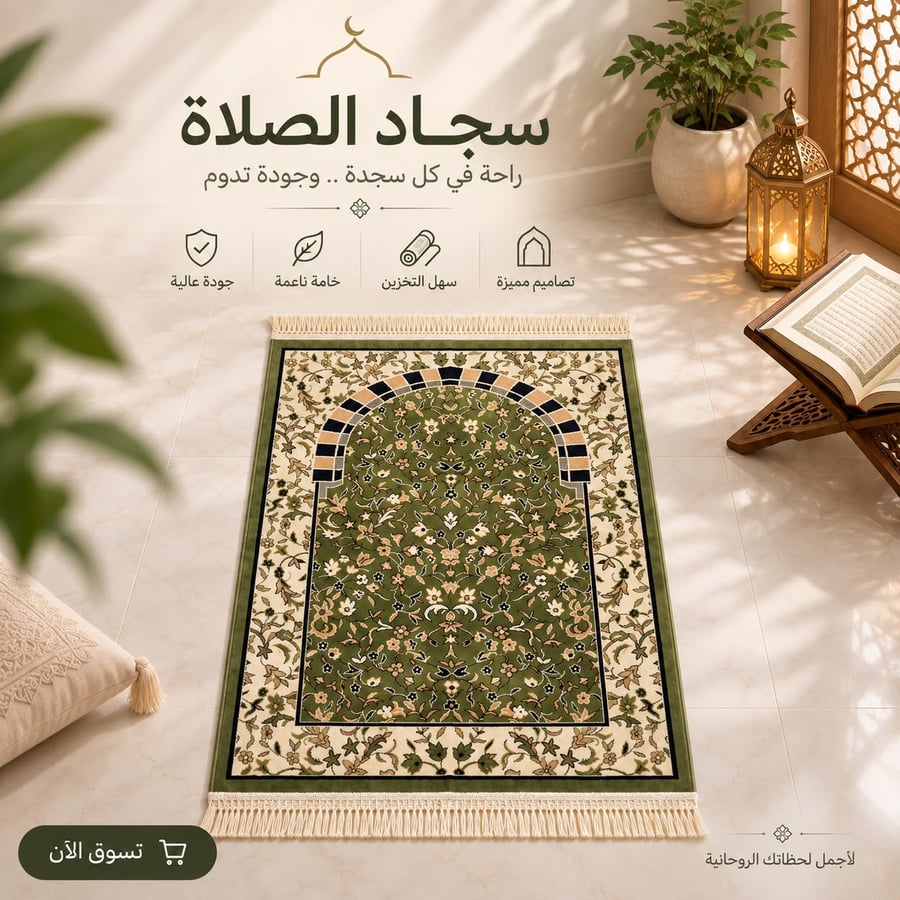 سجادة صلاة الروضة