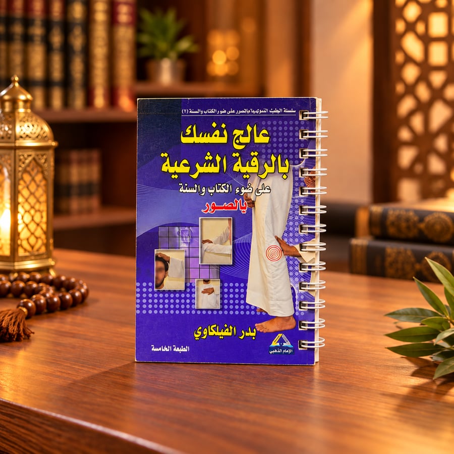كتيب عالج نفسك بالرقية الشرعية بالصور - بدر الفيلكاوي - مقاس 8 في 12 سم