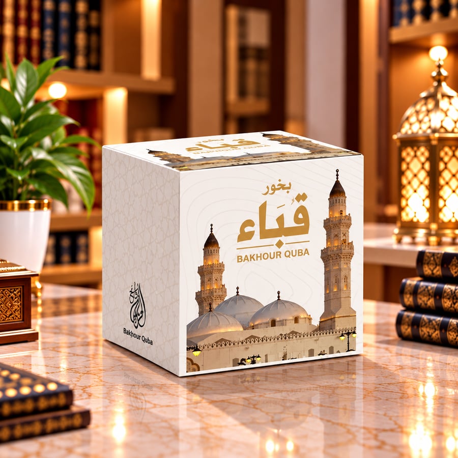 بخور قباء الفاخر – روائح الحرمين العطرة