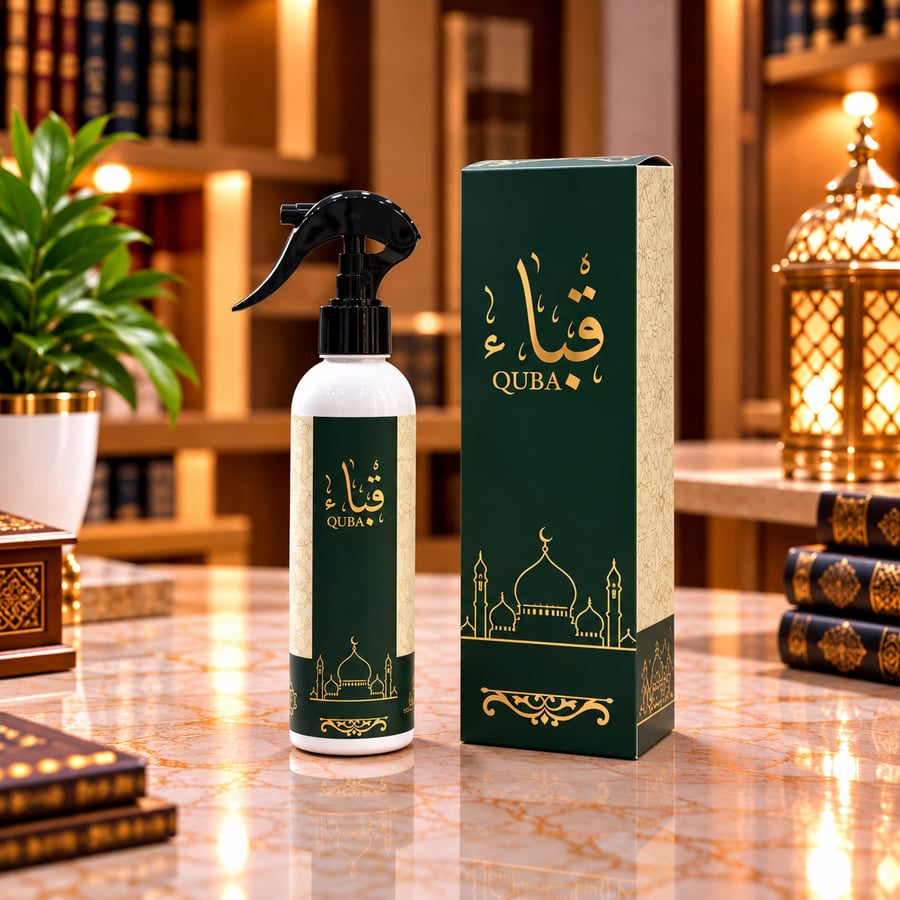 معطر مفارش وسجاد قباء - رذاذ تنظيف ورائحة منعشة للمفروشات، 500 مل