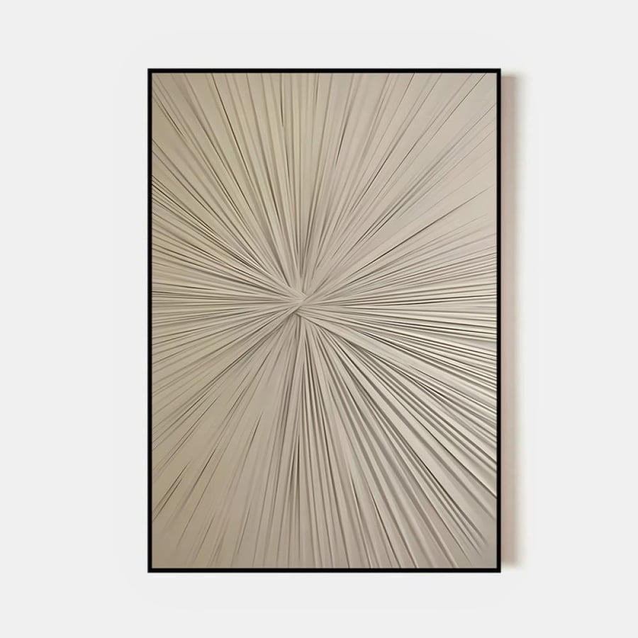 Printed gypsum canvas board - luxurious abstract art design - 120×80 cm