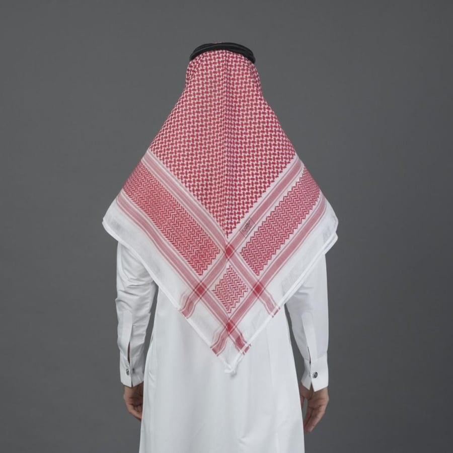 شماغ البسام الختم الأسود  شلش( وطني)