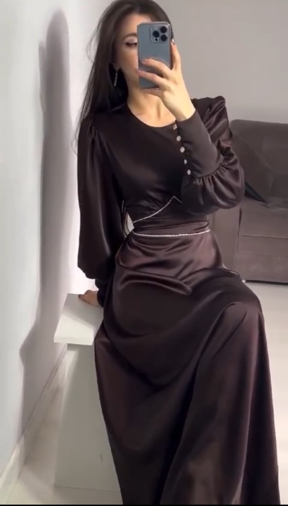 فستان تفته حرير