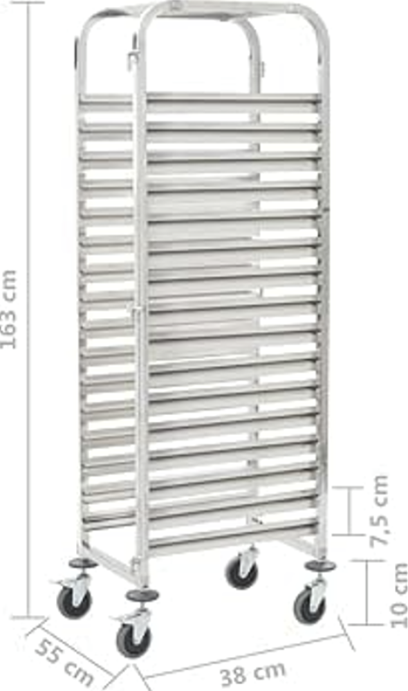 حامل صواني بسعة 17 - 20 أرفف