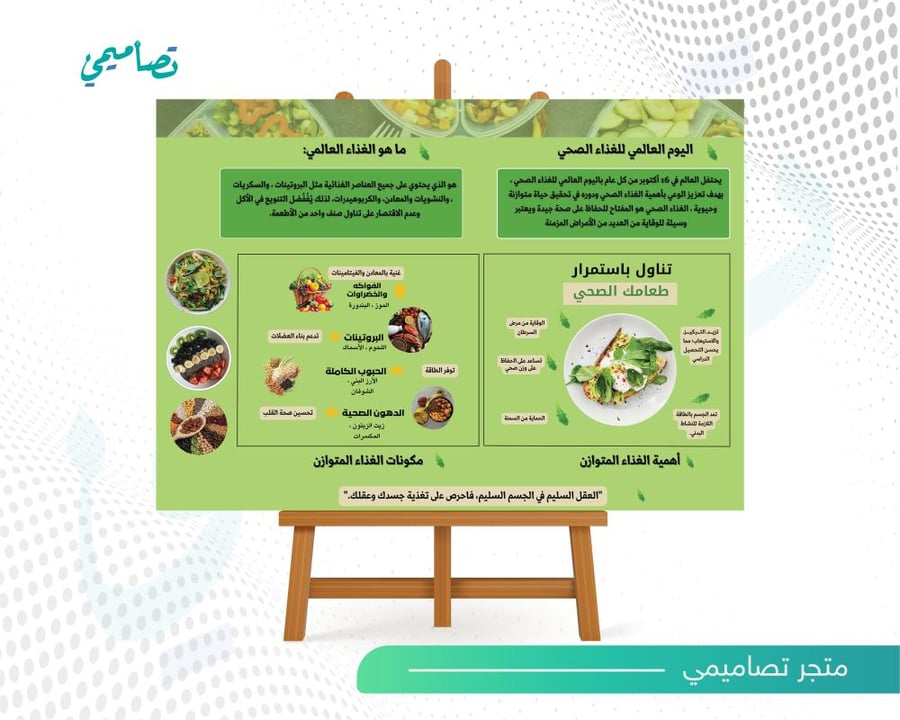اليوم العالمي للغذاء الصحي
