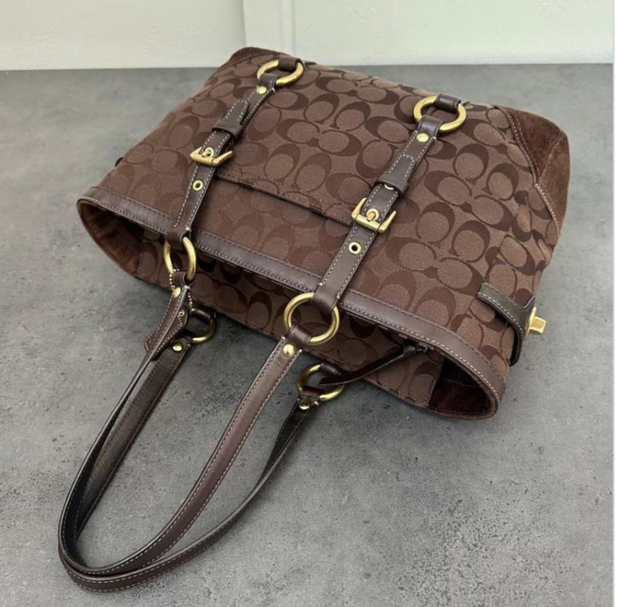 Vintage coach, Tote bag