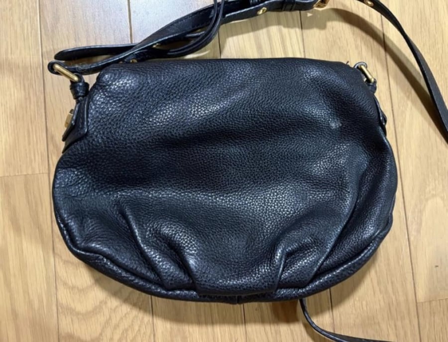 MARC BY MARC JACOBS Shoulder Bag, Black Leather 2008