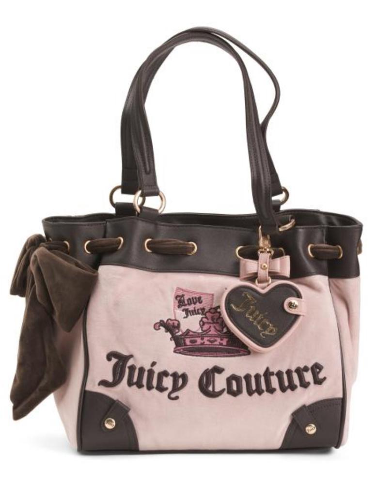 JUICY COUTURE crown velour tote (فوري محدود Discontinued)
