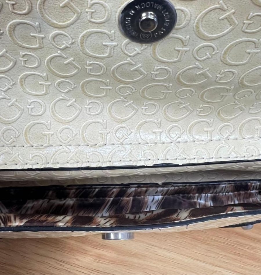 GUESS Studded Handbag, 2-Way Shoulder Bag, Y2K