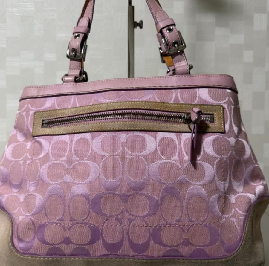 COACH Tote Bag Pink Y2K 2004