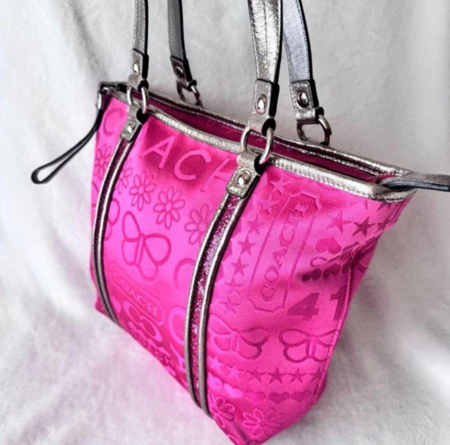 COACH  Pink Tote Bag Y2K