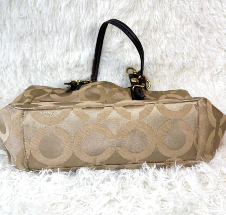 COACH Vintage Op Art Y2K Tote Bag