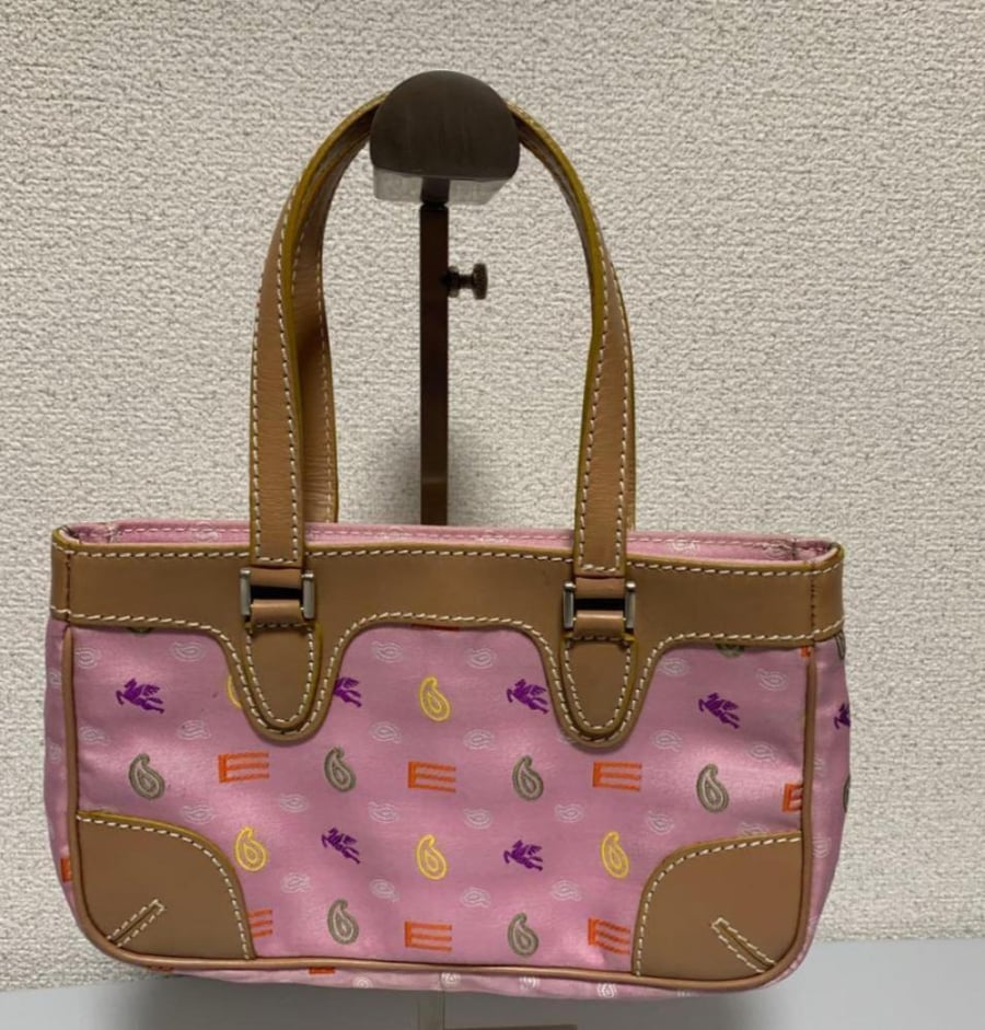 Pink Etro handbag, tote bag