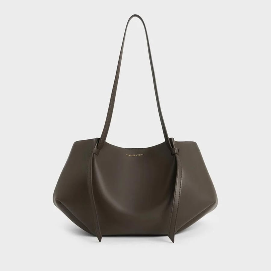 Calla Tote Bag - Dark Moss Size L