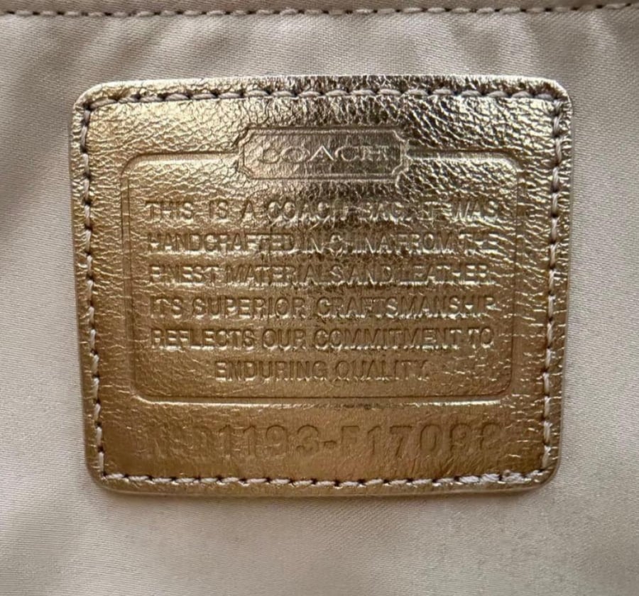Coach Patchwork Tote Signature y2k 2009