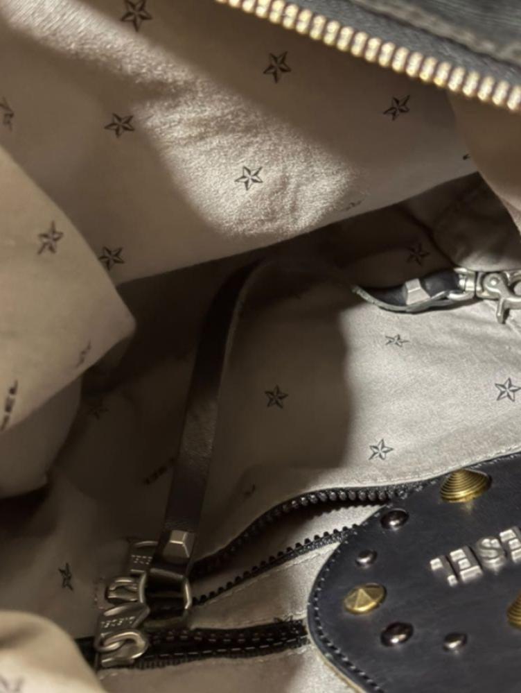DIESEL y2k archive shoulder bag studs black