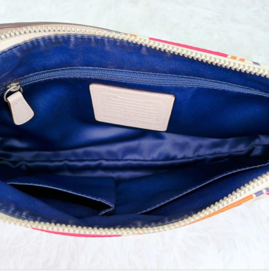 COACH Shoulder Bag Signature Multicolor
